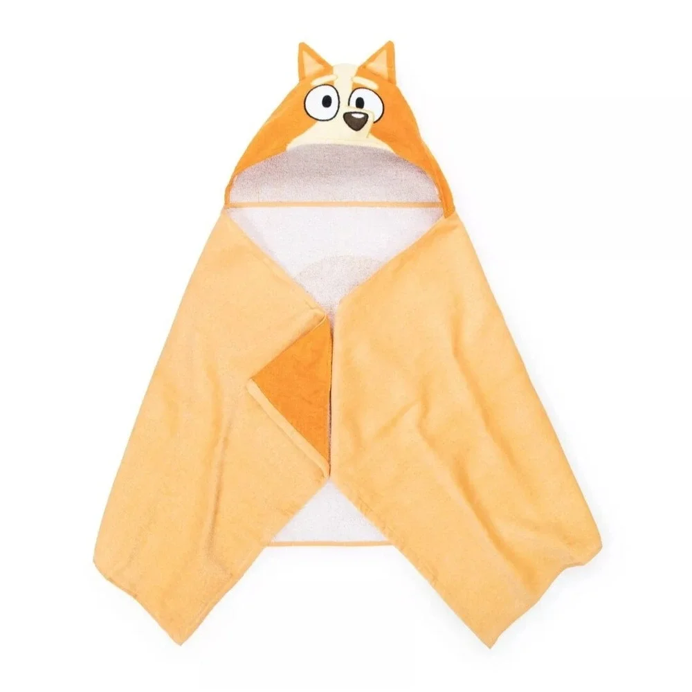 Bluey Bingo Heeler Kids Hooded Bath Towel 22x51